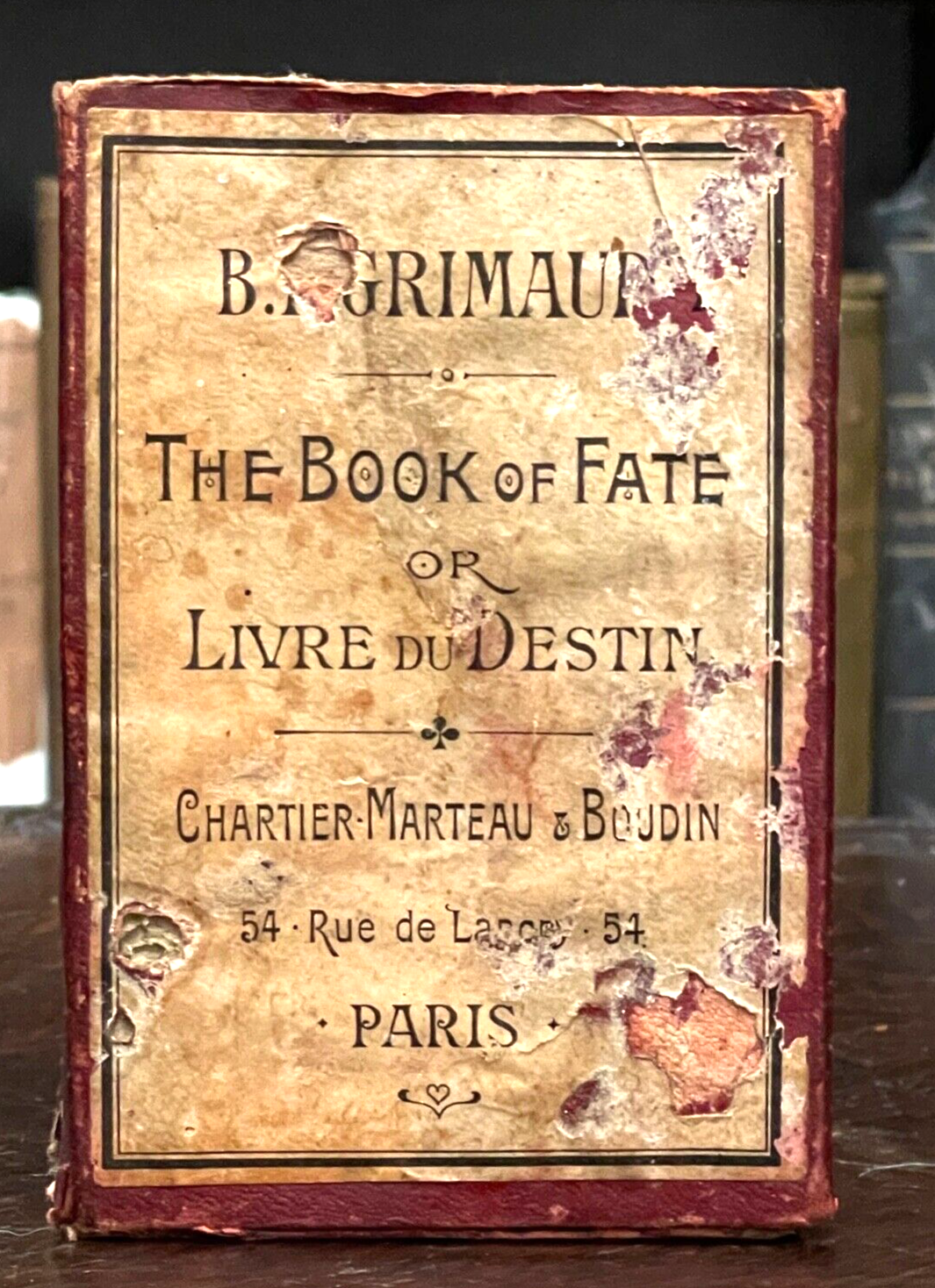 BOOK OF FATE / LIVRE DU DESTIN TAROT AND PLAYING CARDS
