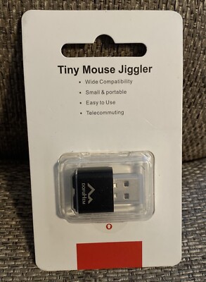 Metal Mini Mouse Mover with 2 Buttons Undetectable Tiny Mouse Jiggler with ON/Of