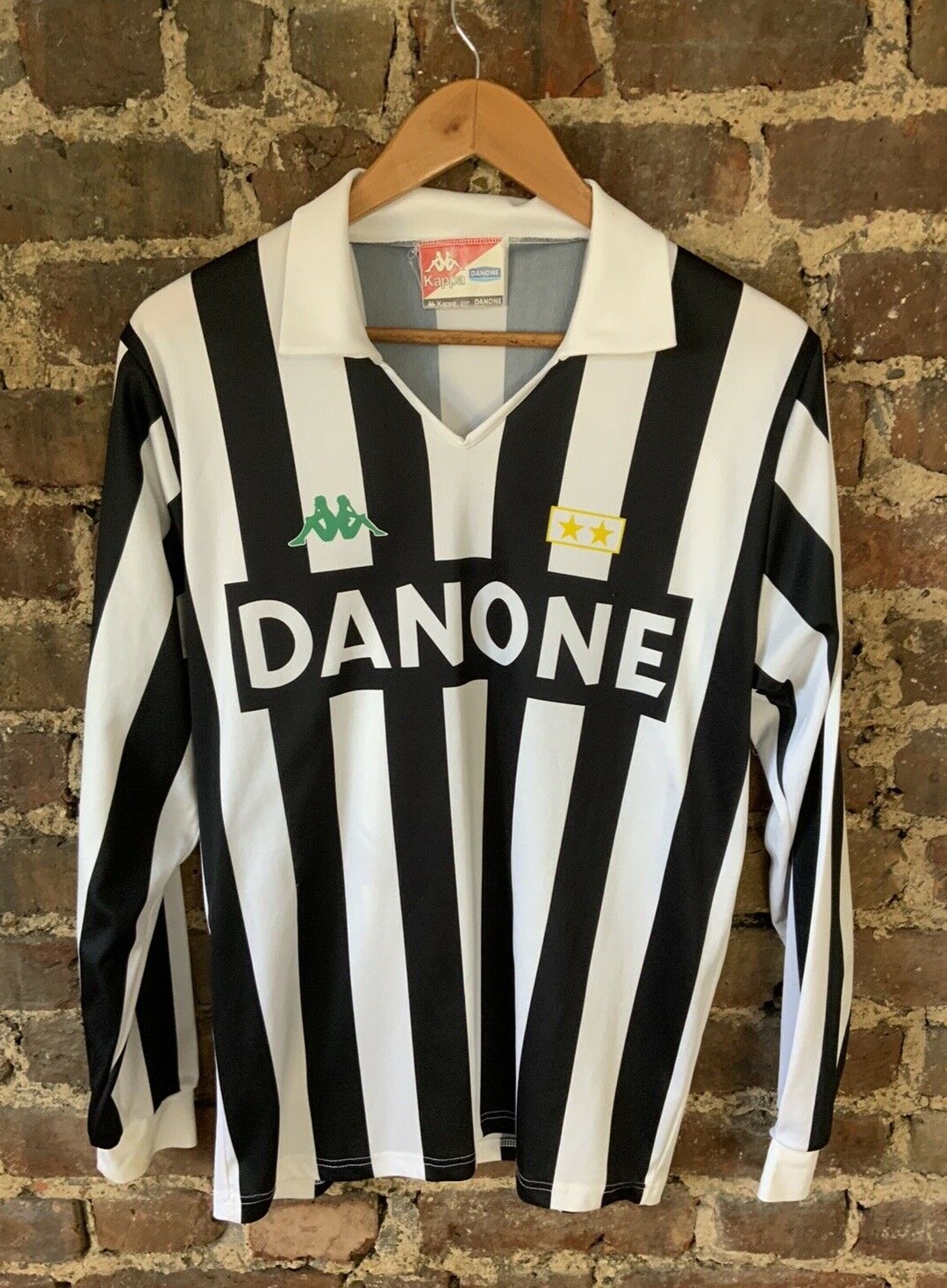 Vintage Juventus Kappa 92/93 Home Long Sleeve Shirt (M