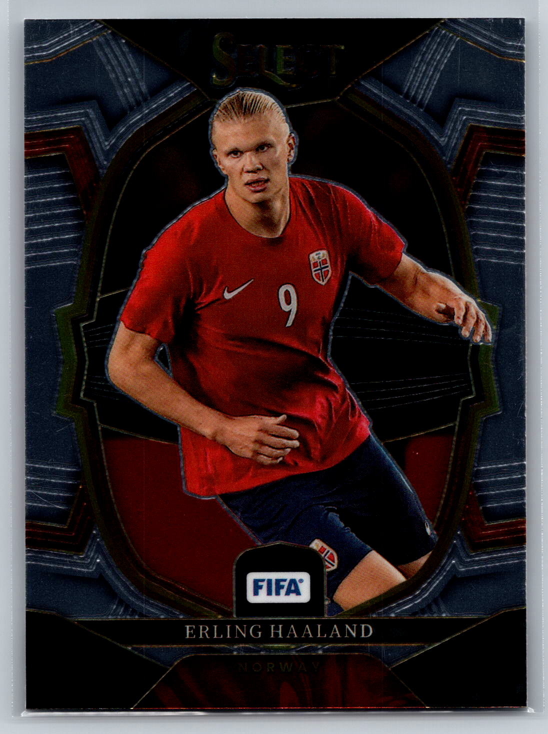 Erling Haaland 2022-23 Panini Select FIFA Base Set Card #41 ... 41番セレクトセット