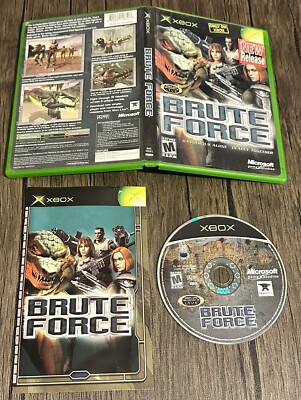 Brute Force Original Xbox 2003 Complete!! CIB!! Tested!! Works NM Disc!!