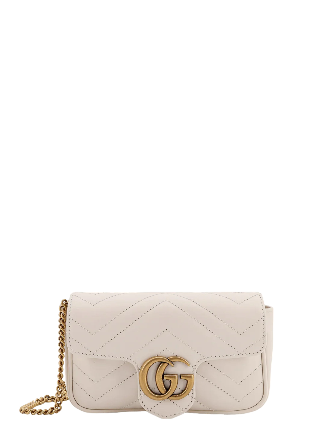 GUCCI ホワイトレザーバッグ Gucci - Gucci Bauletto handbag White - The Corner