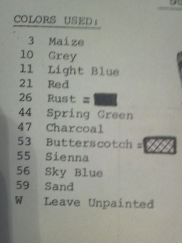 Trichem 2 picture set liquid embroidery paint Home Sweet Home 9x12  country 7343