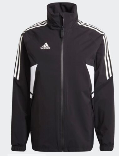 ADIDAS CONDIVO 22 RAIN JACKET BLACK ATHLETIC CASUAL JACKET SOCCER H21287 SIZE S | eBay ADIDAS CONDIVO 22 RAIN JACKET BLACK ATHLETIC CASUAL JACKET SOCCER H21287 SIZE S | eBay