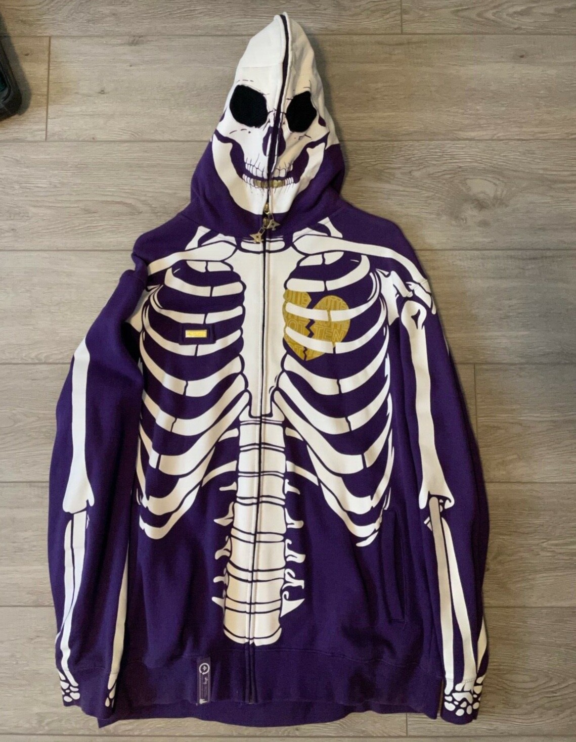 Vintage Dead Serious Hoodie LRG RARE Purple European Release Vintage Dead Serious Hoodie LRG RARE Purple European Release