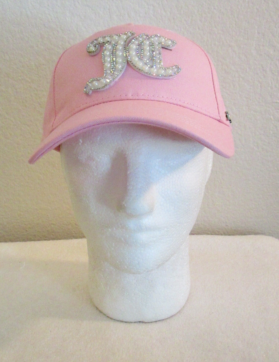 NWT Juicy Couture Womens 3D Pearl & Rhinestone Logo