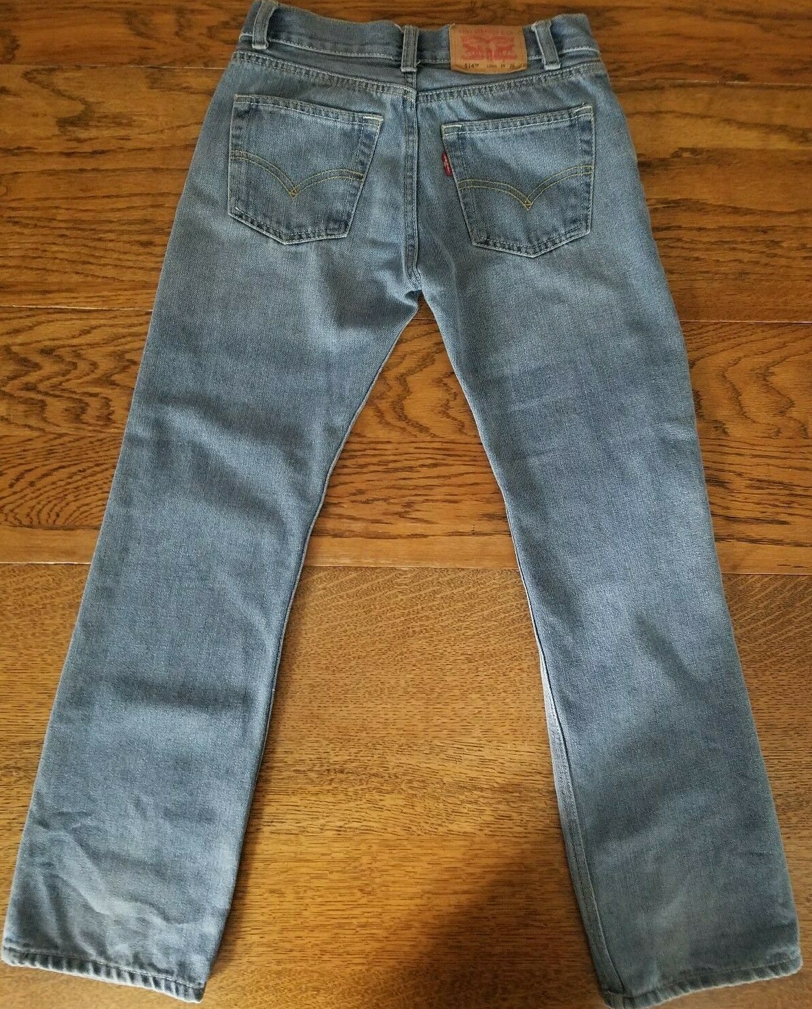 Authentic Levis Blue Jeans 12 Regular W26 x L26 514 Slim Straight W66 CM 12Reg