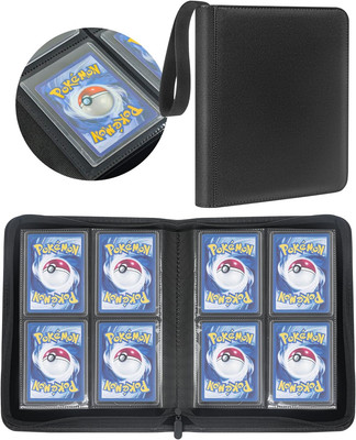 4-Pocket Toploader Storage Binder - Zipper Lock Baseball Card Storage Album