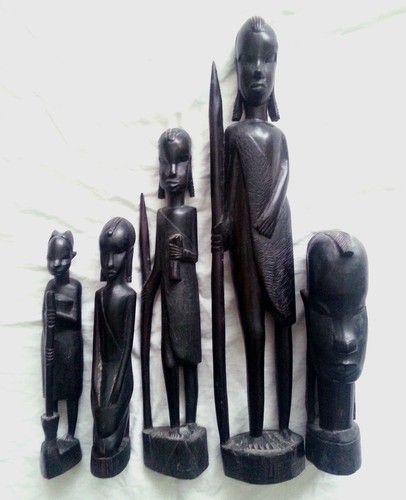 1960年代ケニアで購入 アフリカンアート 木製彫刻 1960年代ケニアで