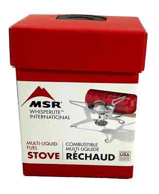 NEW! MSR Whisterlite International Multi-Liquid Fuel Stove Backpacking 33-935-1
