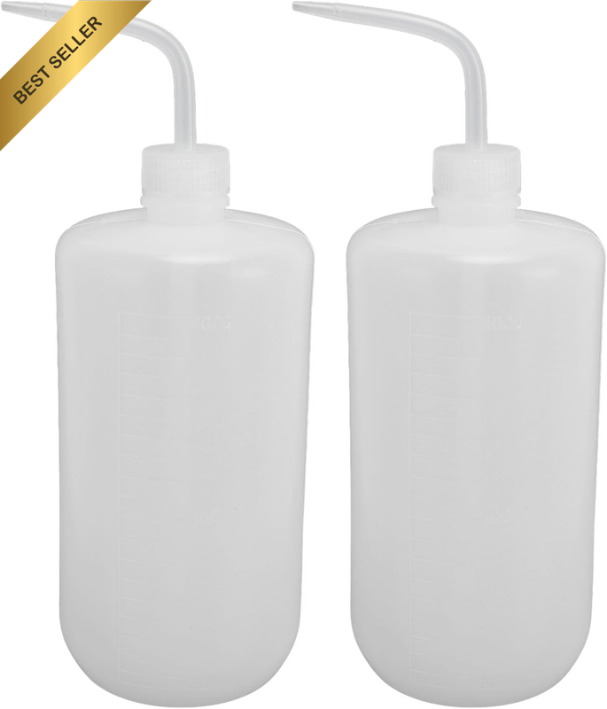 1000Ml Tattoo Wash Bottle Squeeze, 2Pcs Squeeze Wash Bottle with Narrow Mouth, S