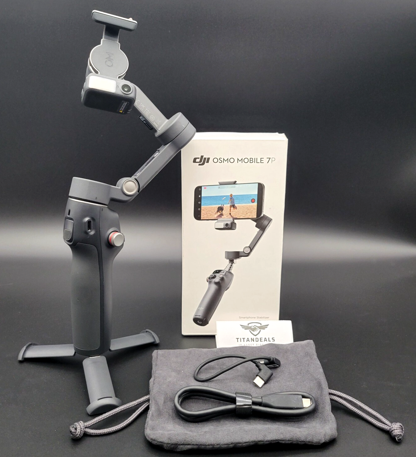 DJI Osmo Mobile 7P Gimbal Stabilizer 3-Axis Foldable