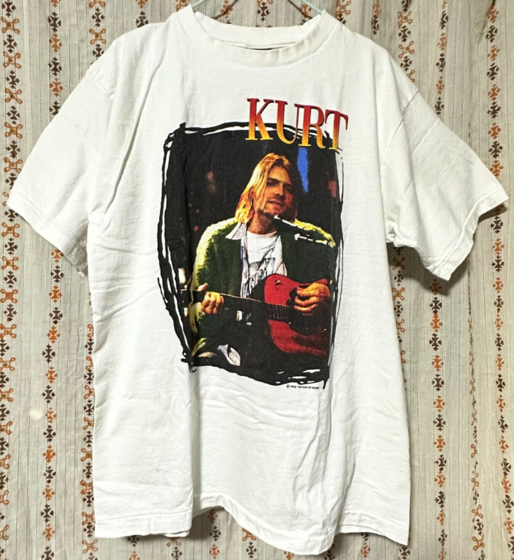 NIRVANA kurt cobain 1995 Vintage T-shirt XL Size Giant Tag Single Stitch JAPAN