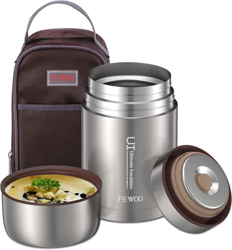 Food Jar - 27Oz Vacuum Insulated Stainless Steel Lunch Thermos, Leak Proof Soup