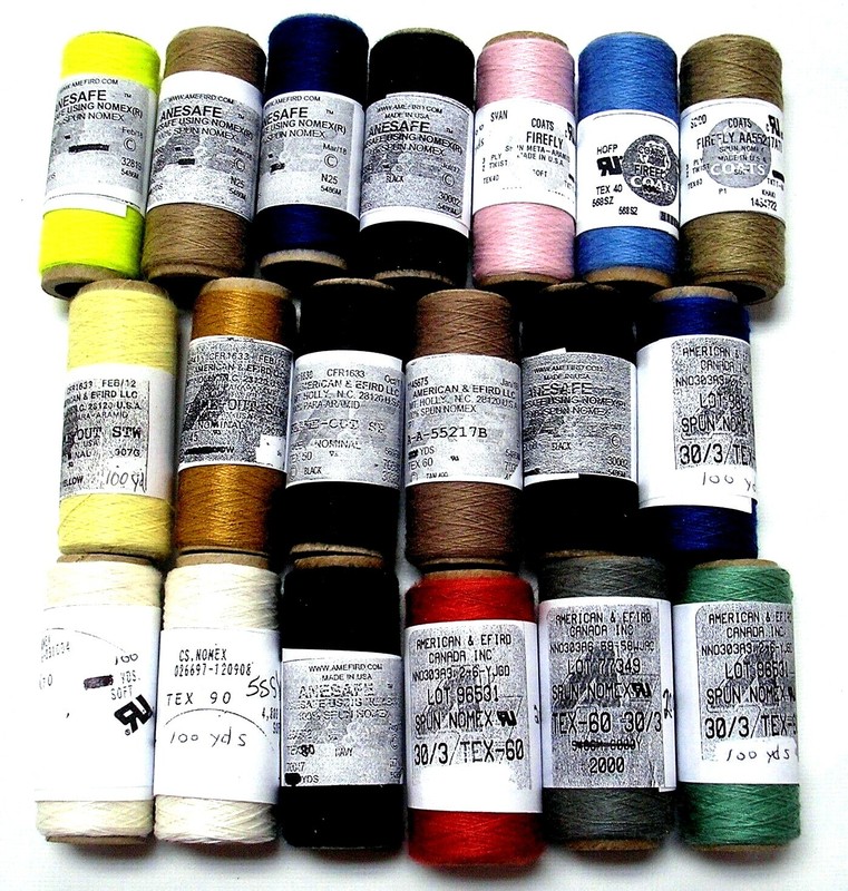 Nomex Fire Retardant Thread 100, 200, 500 yd Spool from