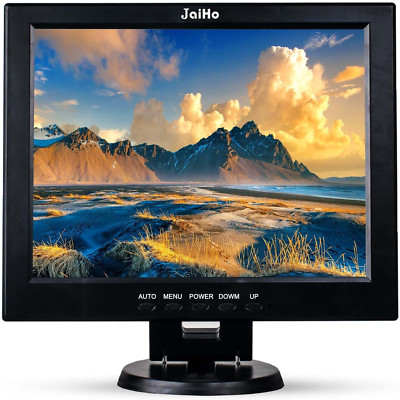 12 Inch LCD Security CCTV Monitor, 800X600 4:3 Resolution Color TFT LCD Display 