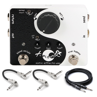 New Xotic X-Blender Wet/Dry Signal Blender Guitar Effects Loop 