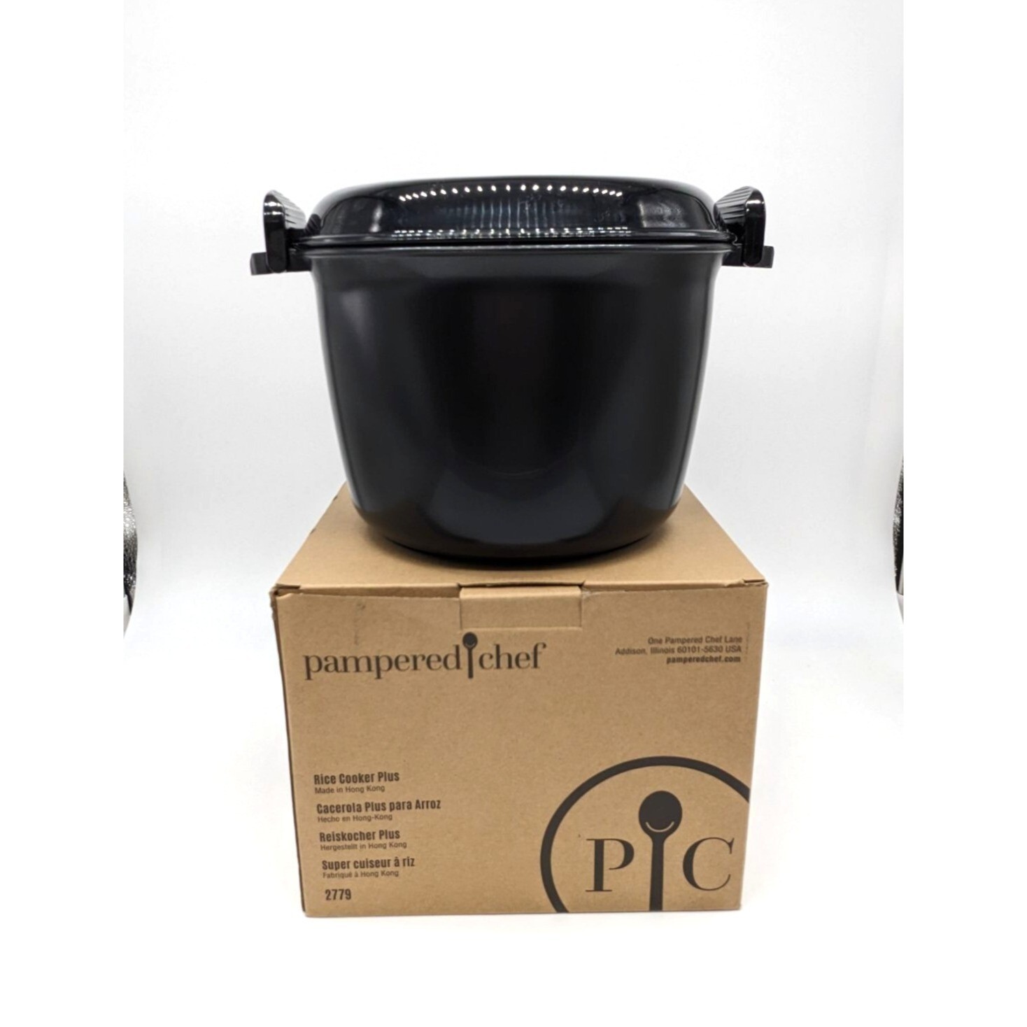 Pampered Chef Rice Cooker Plus Microwave 2779 Open