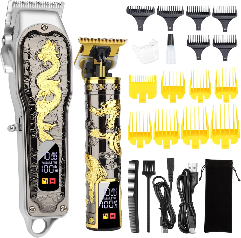 LUJO BARBERO Maquina De Cortar Cabello Recortadora Recortar Kit Pelo Corte PRO