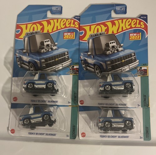 Hot Wheels ’83 CHEVY SILVERADO ３台セット 未開封 Hot Wheels 2024 Case Q Mainline - '83 CHEVY SILVERADO - Int