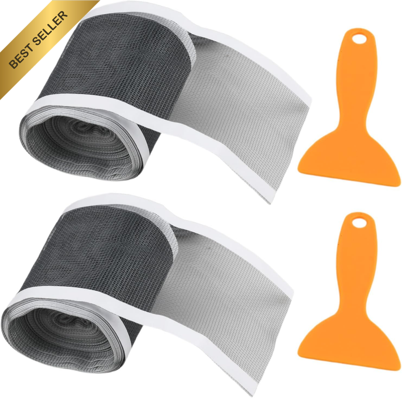 Shower Drain Hair Catcher, 100Mm X 10M Self-Adhesive Kitchen Sink Strainer, Disp