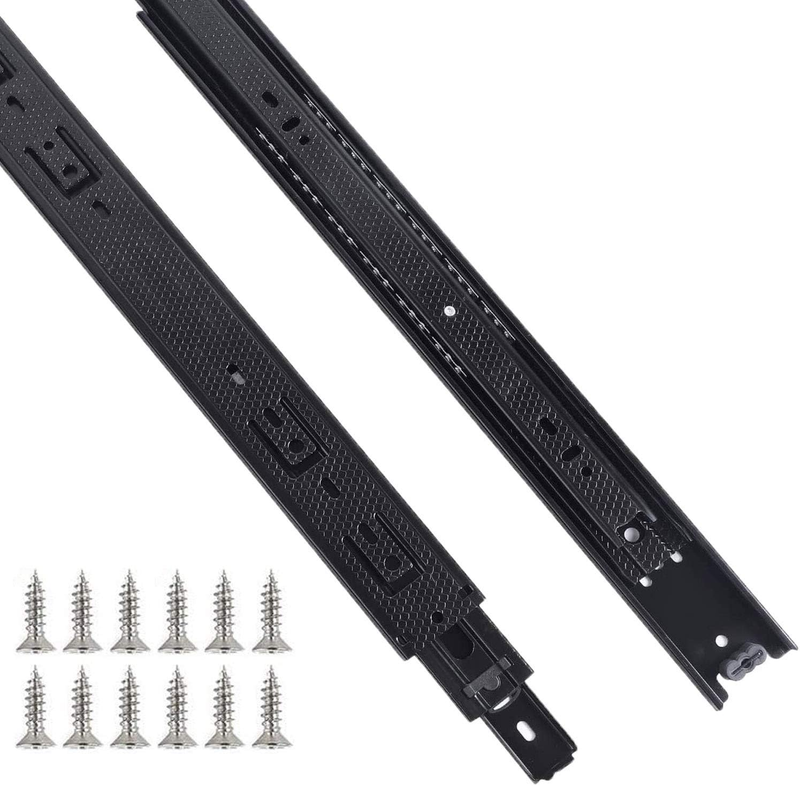 ,  14 Inch Concealed Side Rear Mount Full Extension Drawer Slides H