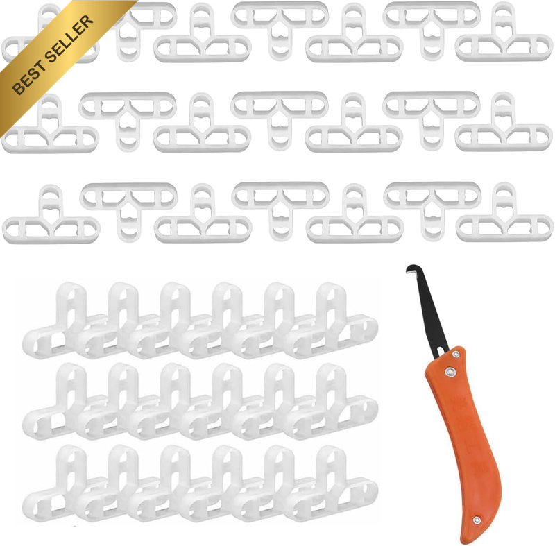 200 Pcs Tile Spacers + Gap Removal Tools, 10Mm Tile Spacers Slab Brick Spacers T