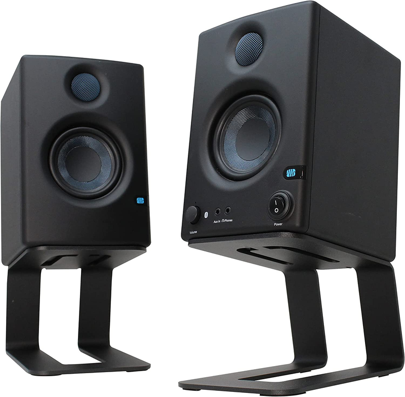 S Pair For Desk Speakers, Studio Speaker Riser, Medium And