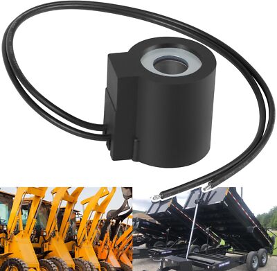12VOLT DC 16W 10238-66 Solenoid Coil Dual Wire Leads Fits Valve Stem Series 08