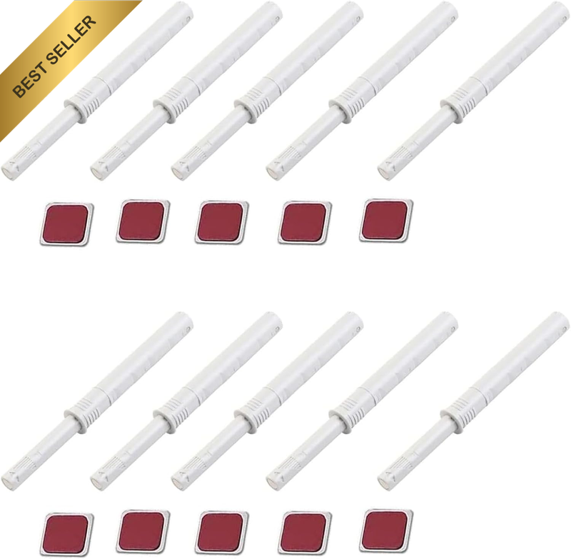 10 Pack Hidden Magnetic Push Open Latches, Push to Open Door Latch for Loose Cab