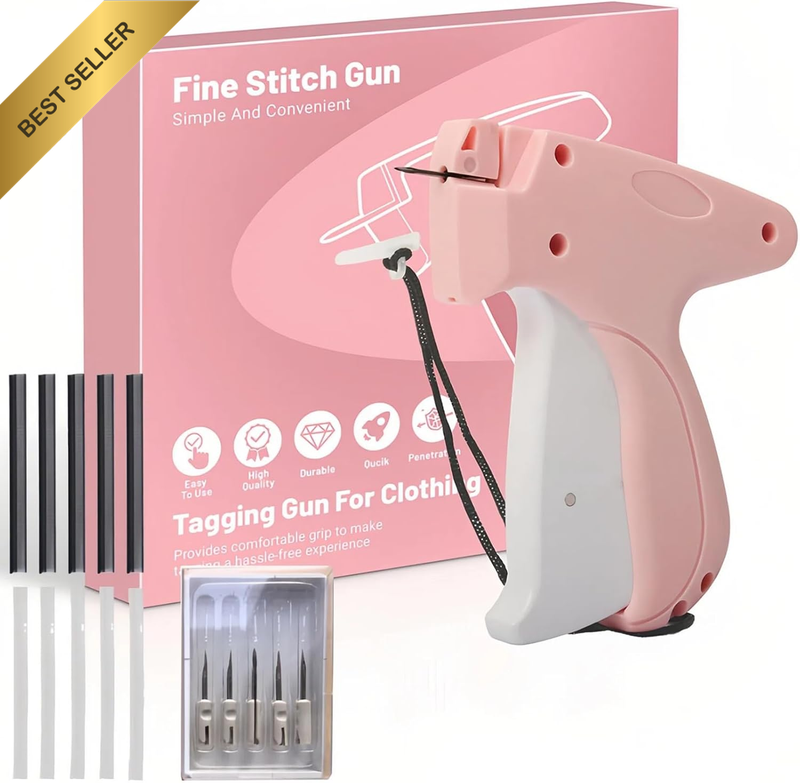 Mini Handheld Stitch Gun for Fast Clothing Repairs - Complete Sewing Kit with 5