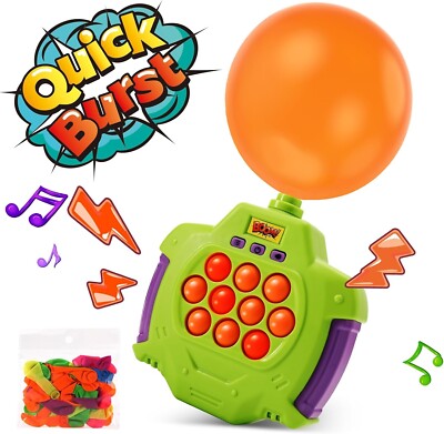 Upgraded Fast Push Pop Game Fidget Toys with Balloon for Kids Adults