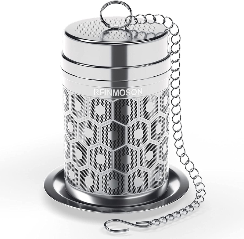 Tea Strainers for Loose Tea, Extra Fine Mesh Tea Infuser, 304 Stainless Steel &
