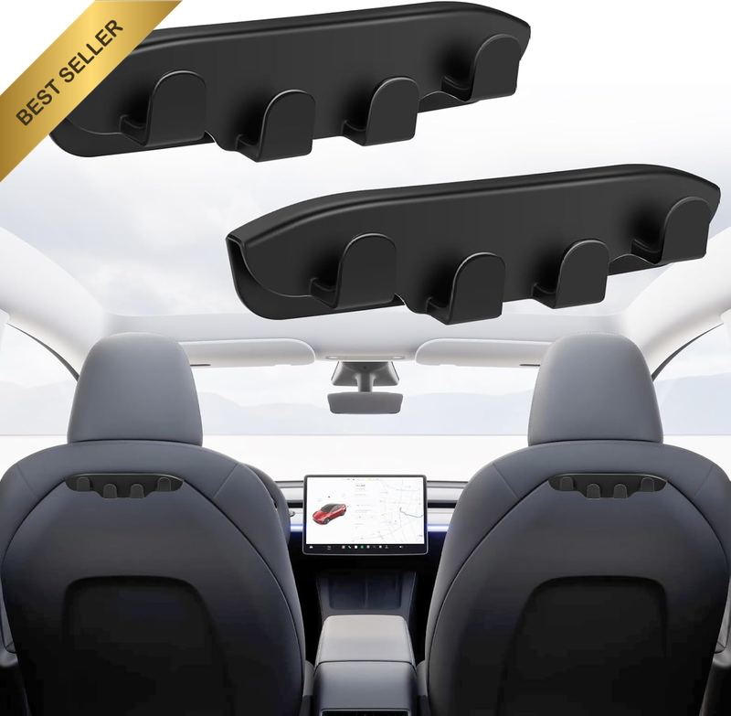Upgraded 2025 Model Y Model 3 Accessories Seat Back Hooks for Tesla Accessories
