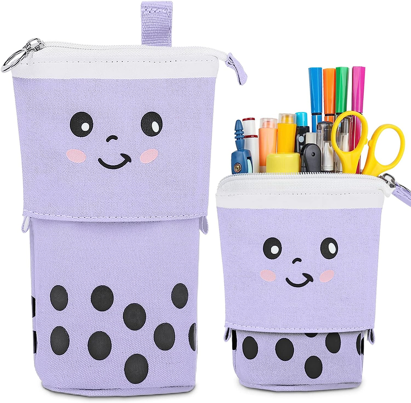 Case For Girls And Boys, Stand-up Pencil Pouch Pen Organizer Mad