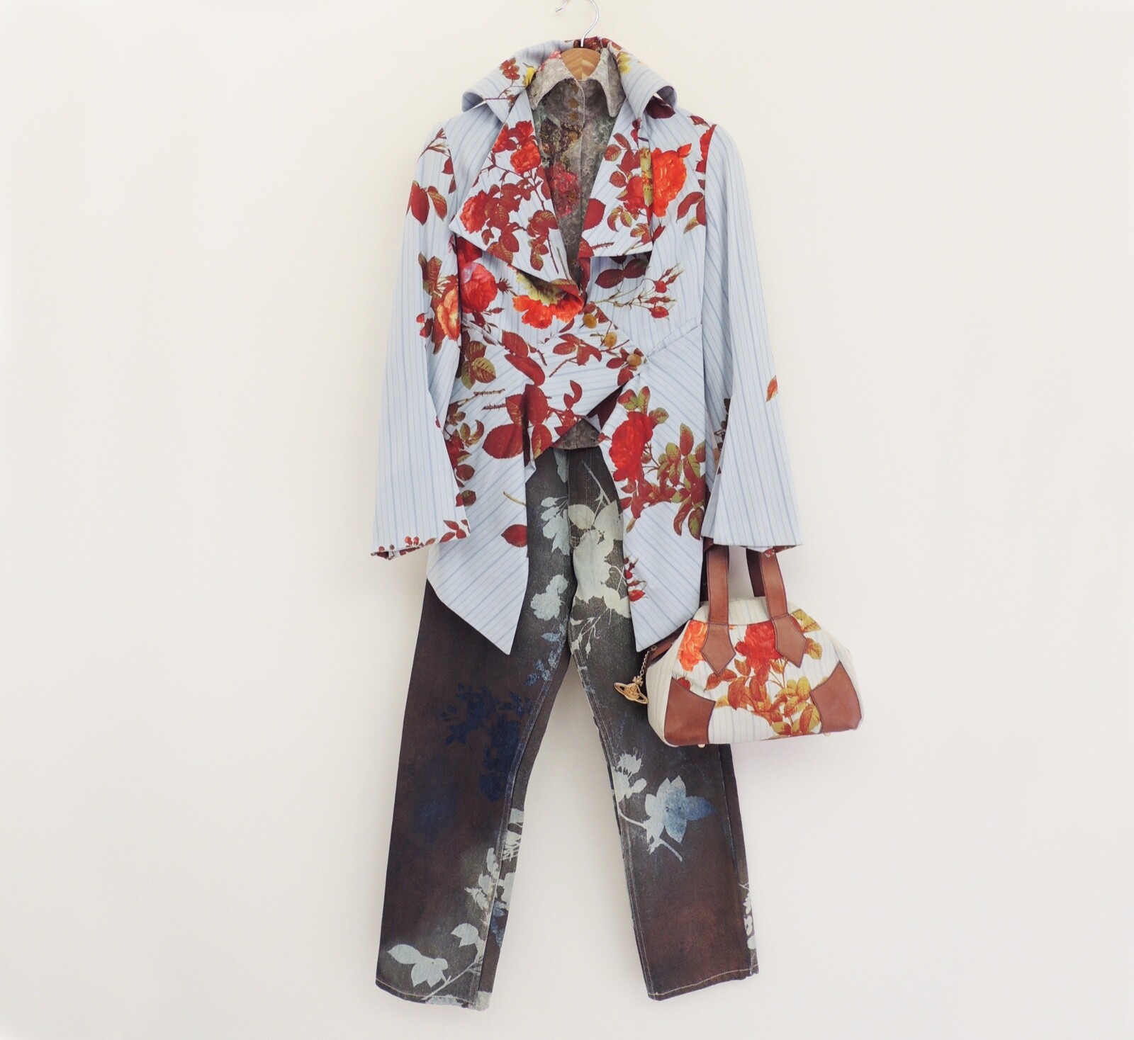 Vivienne Westwood 1994 Set of Rose printed items Jacket