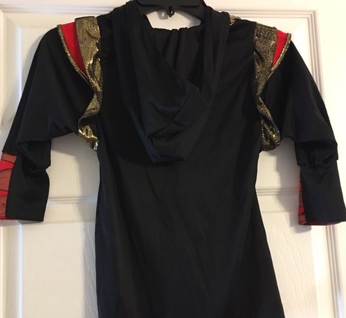 Ninja Costume Hooded Costume Halloween Dress Up Shirt & Pants Boy's Size 6