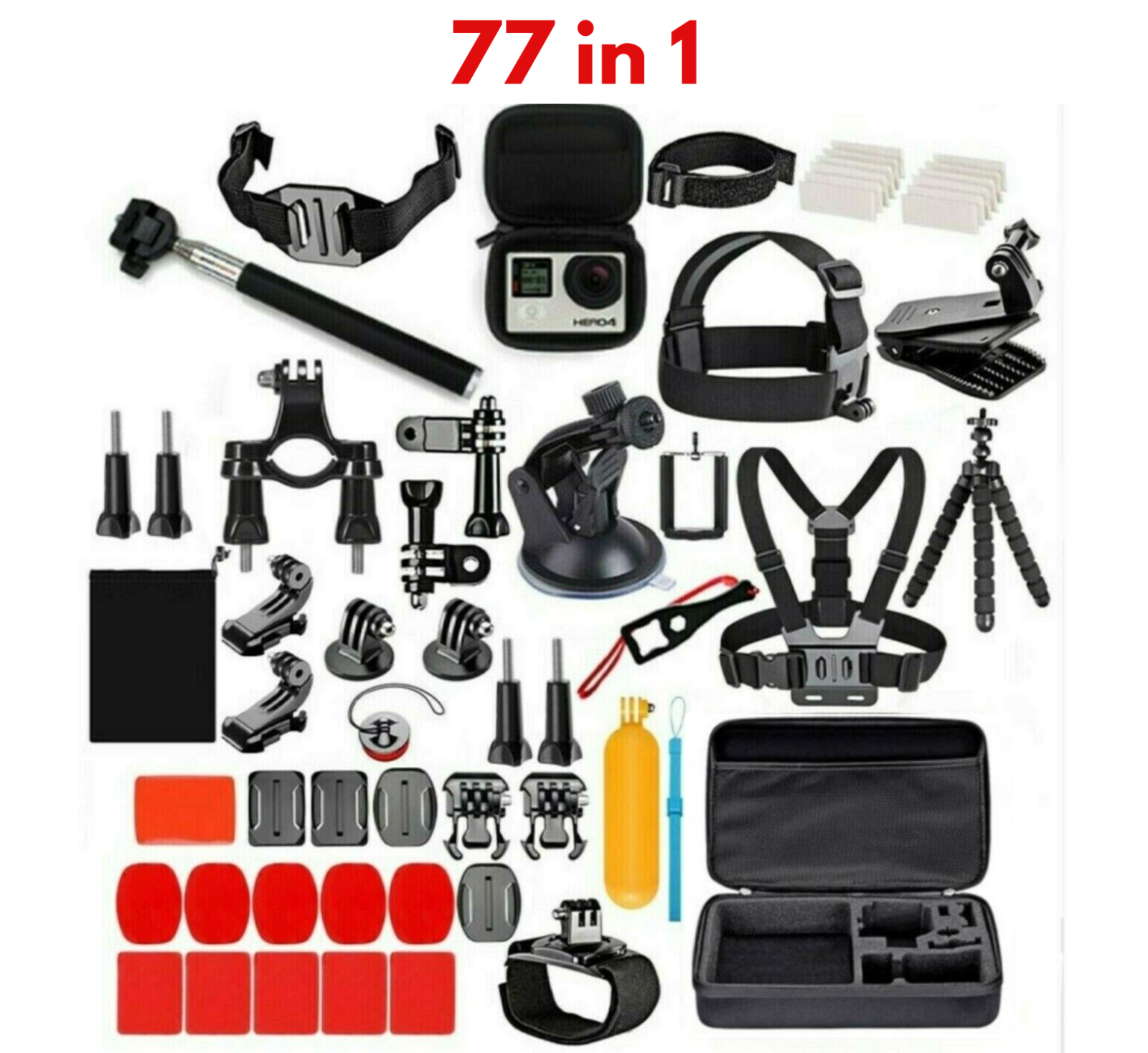 Accessories Kit for Gopro Hero 9 8 7 6 Session Black Tripod for Action Camera 