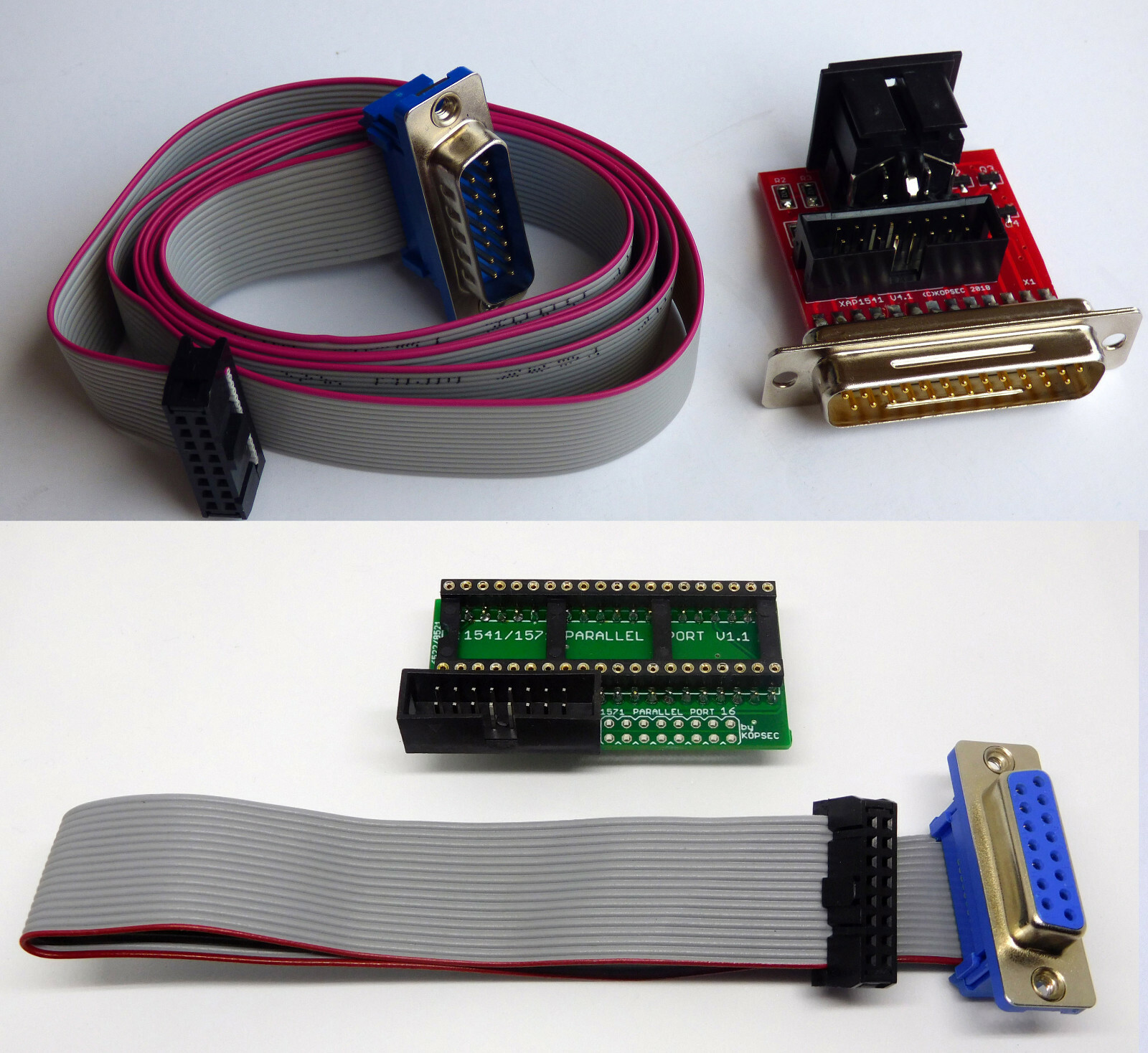 Xap1541 Serial+Parallel Y Cable Commodore C64/128/1541