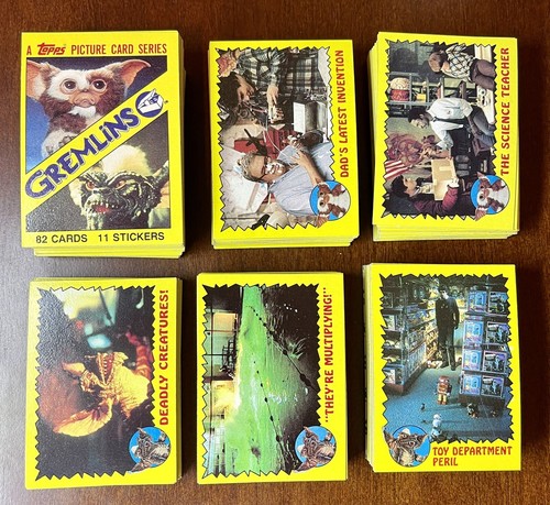 その他 GREMLINS MOVIE PHOTO CARDS Topps 1984 1984 Topps Gremlins Movie Trading Cards Complete Your Set U