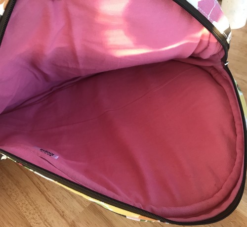 Two Loops Brand Floral Bag With Strap Tennis Ukulele Racket