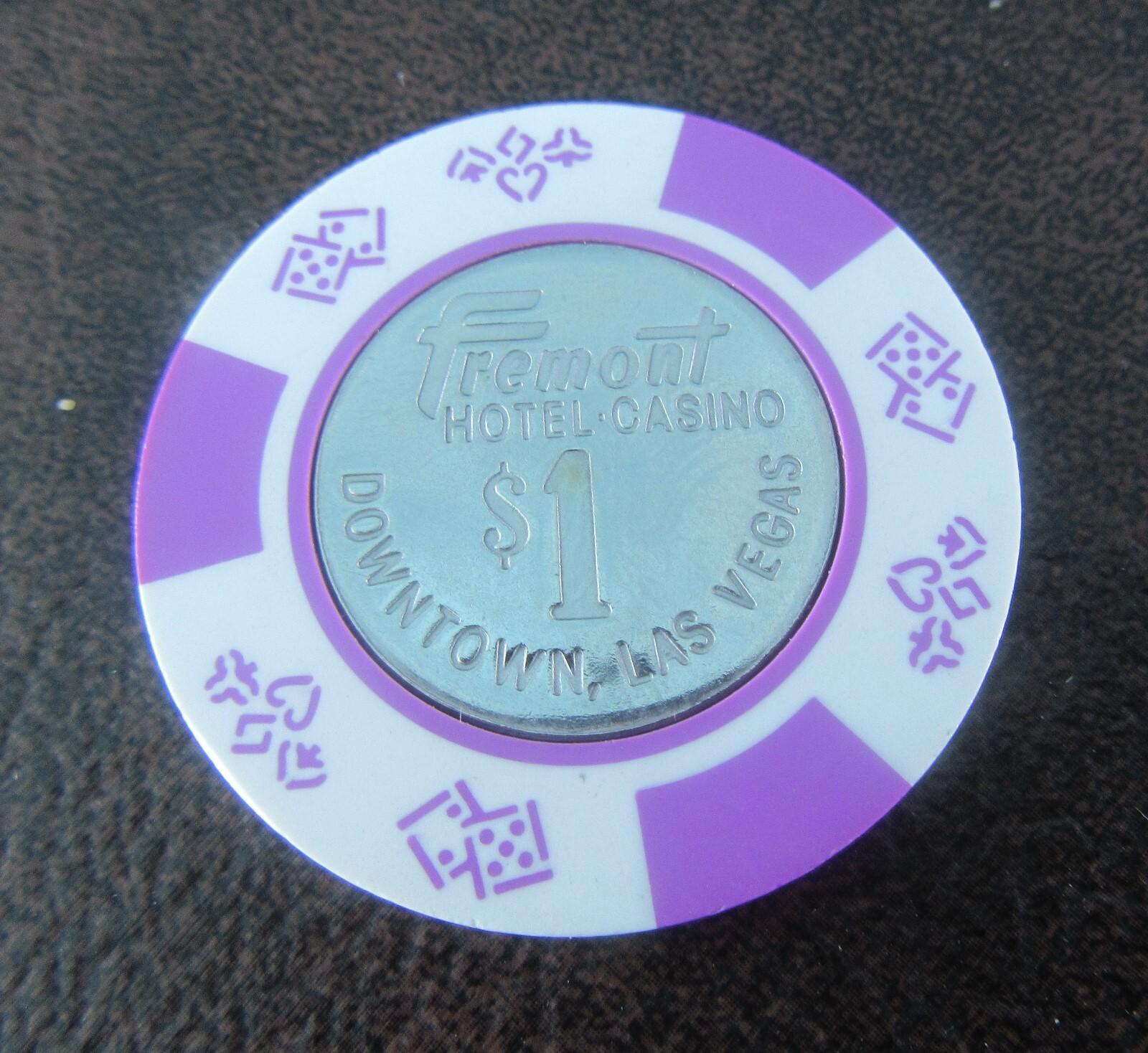 Casino Chip Fremont, Downtown Las Vegas, NV $1
