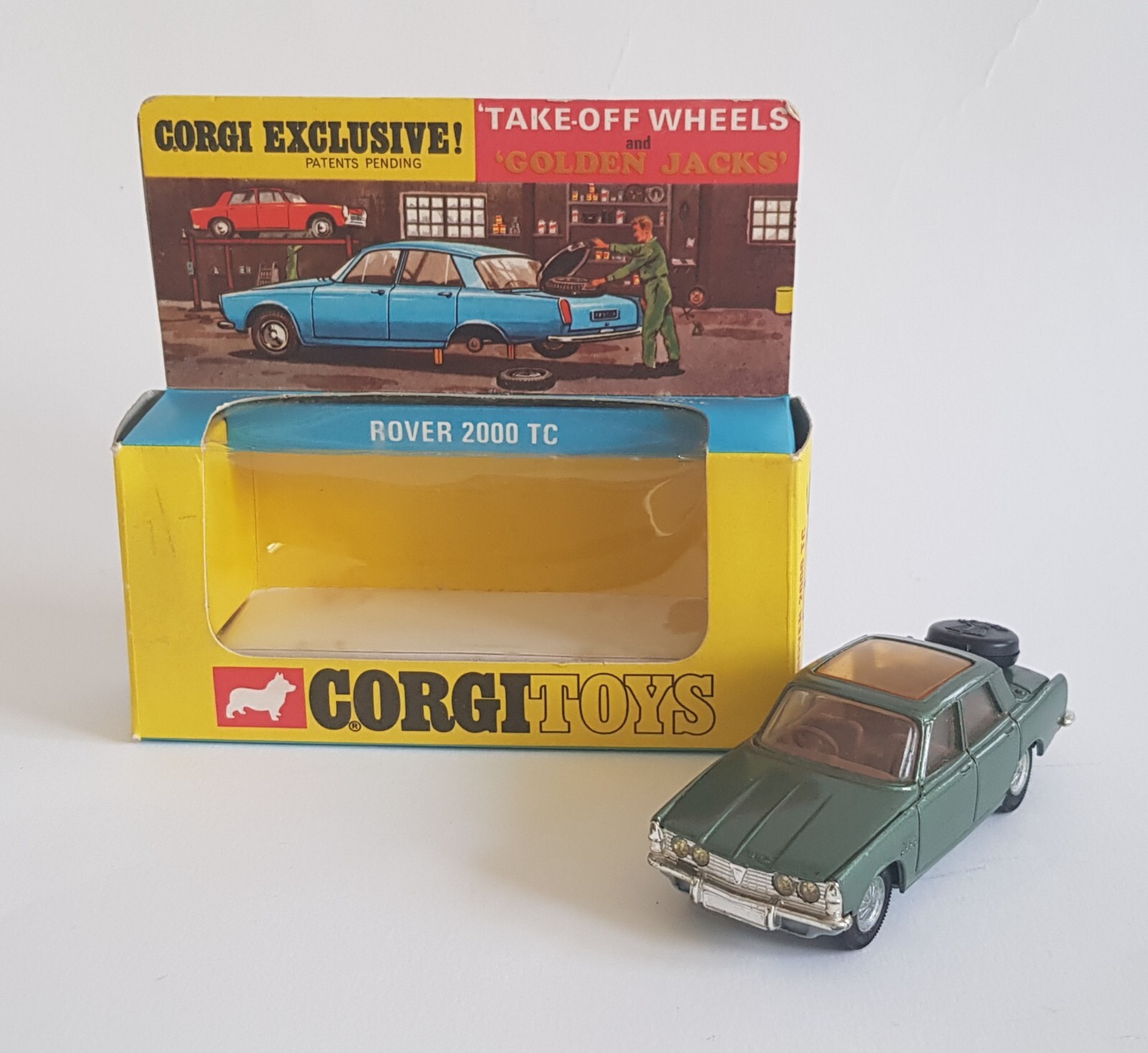 ローバー 2000TC 　コーギートイズ Rover 2000 TC 'Take Off Wheels' and 'Golden Jacks' (275