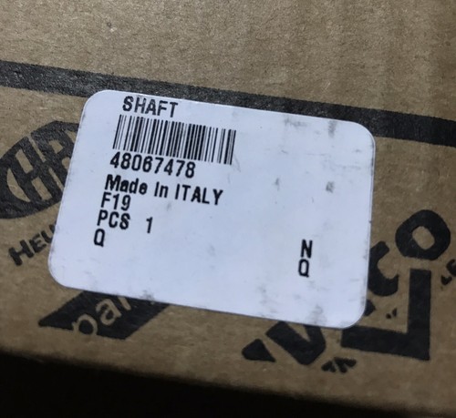 NEW! Case IH 48067478 SHAFT - Typically sells for $640 + shipping AUTHENTIC CASE