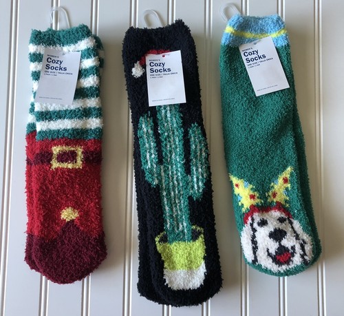 Holiday New One Size Lot Of Three Christmas Soft