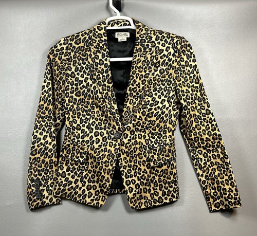 ジャケット・アウター CavariA skull leopard tailored jacket CavariA skull leopard tailored jacket