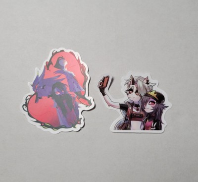 Matte Helluva Boss Loona Octavia Stolas Stella Unofficial Stickers Vivziepop