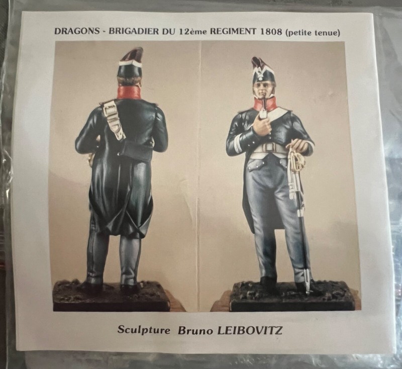 Metal Modeles Dragons Brigadier 1808 - Bruno Leibovitz - Kit 54 Mm A Peindre