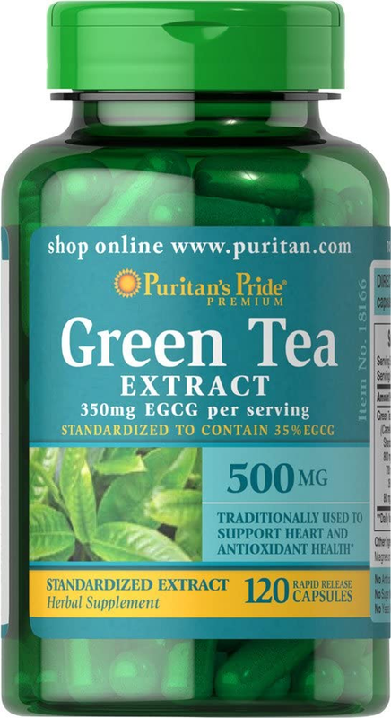 Extract 500mg, Contains Egcg 350mg, 120 Capsules