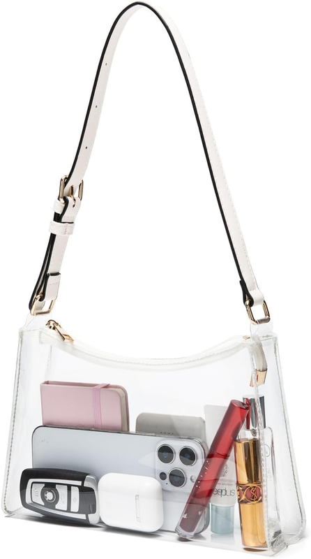 Clear Stadium Bag for Women Concert Game Day Purse Shoulder Bag Approved TPU
